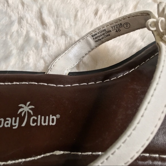 Montego Bay Club Flat Thong Slip On Sandals Size 7 - Picture 11 of 14